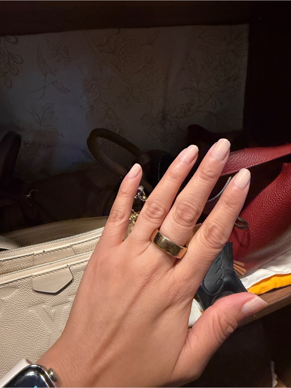 Oura Ring Gen 3 Horizon gold color size 8